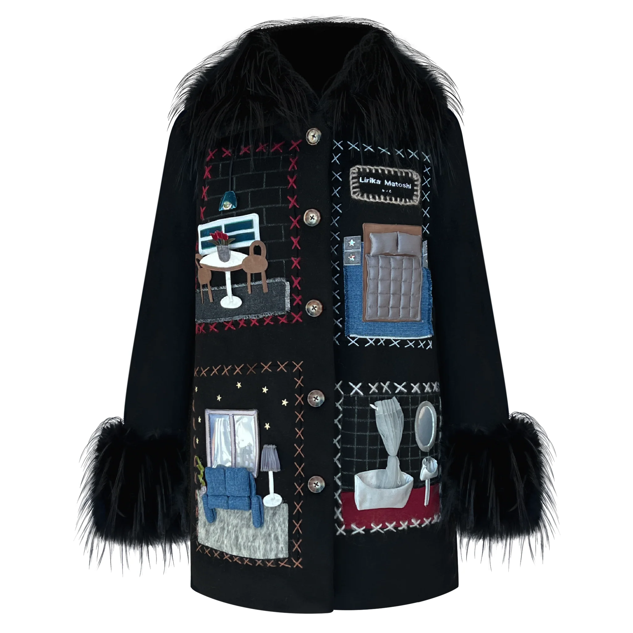 Black Apartment Coat