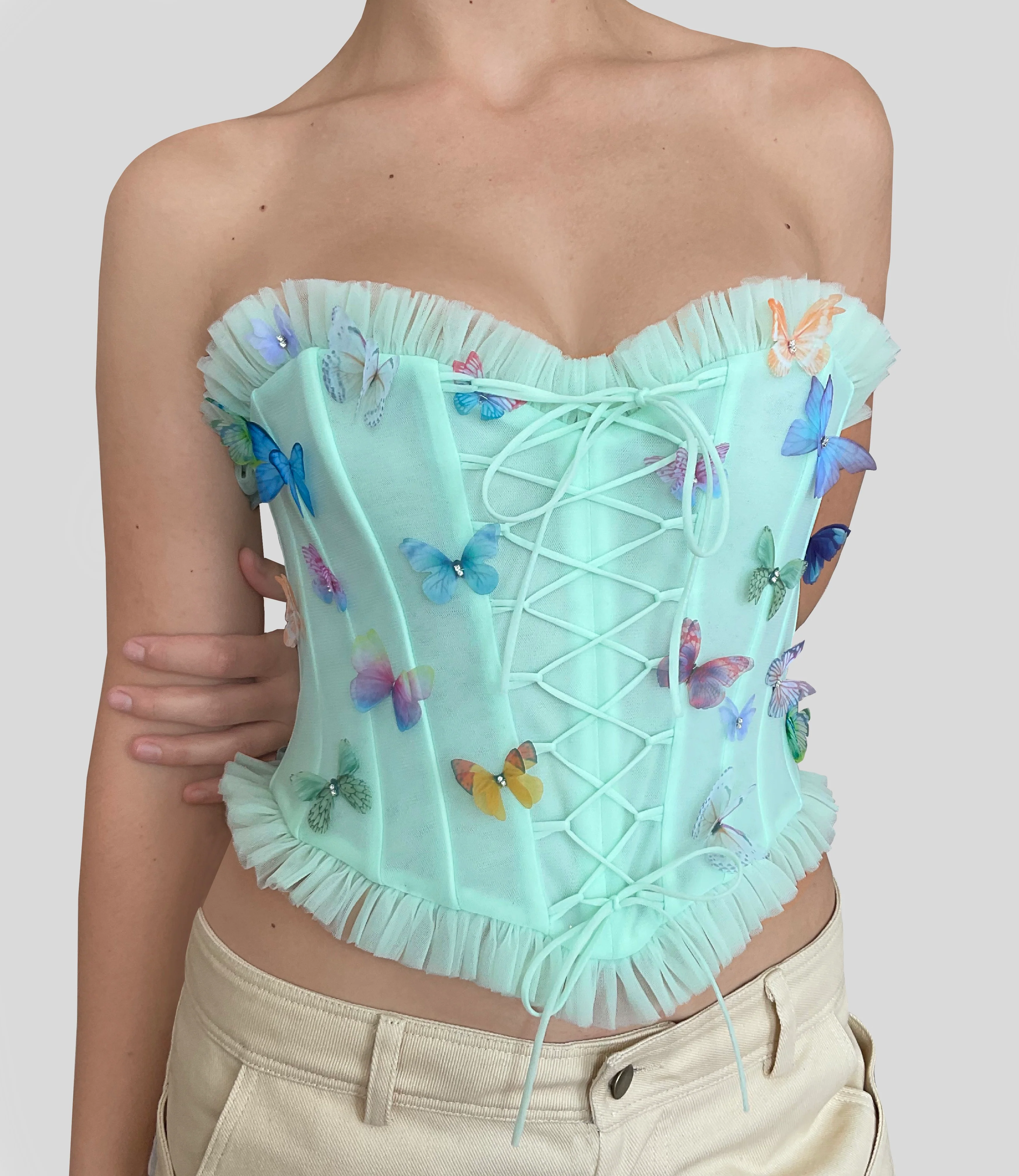 Black Butterfly Corset - Image 6