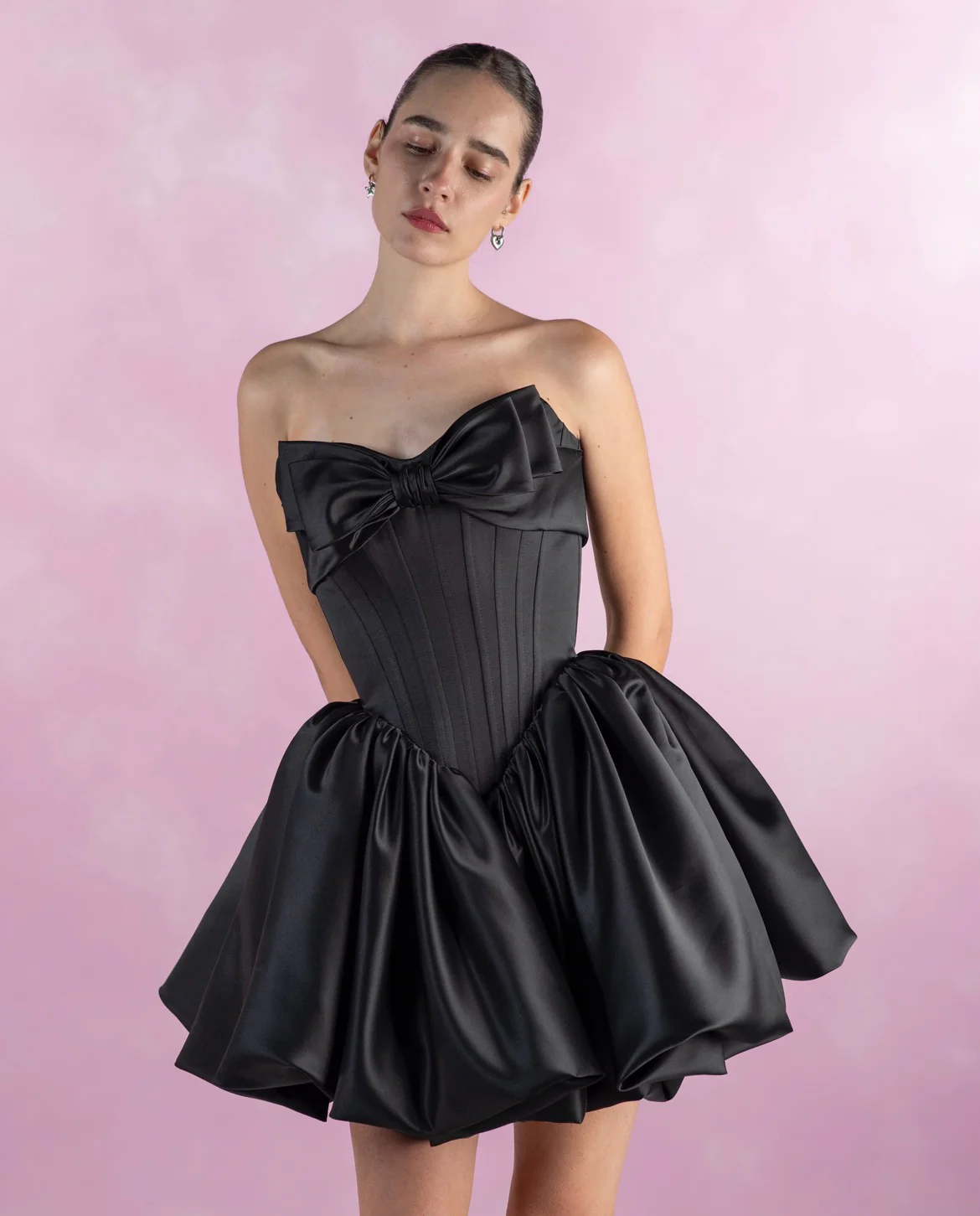 Black Moon Mini Dress - Image 2