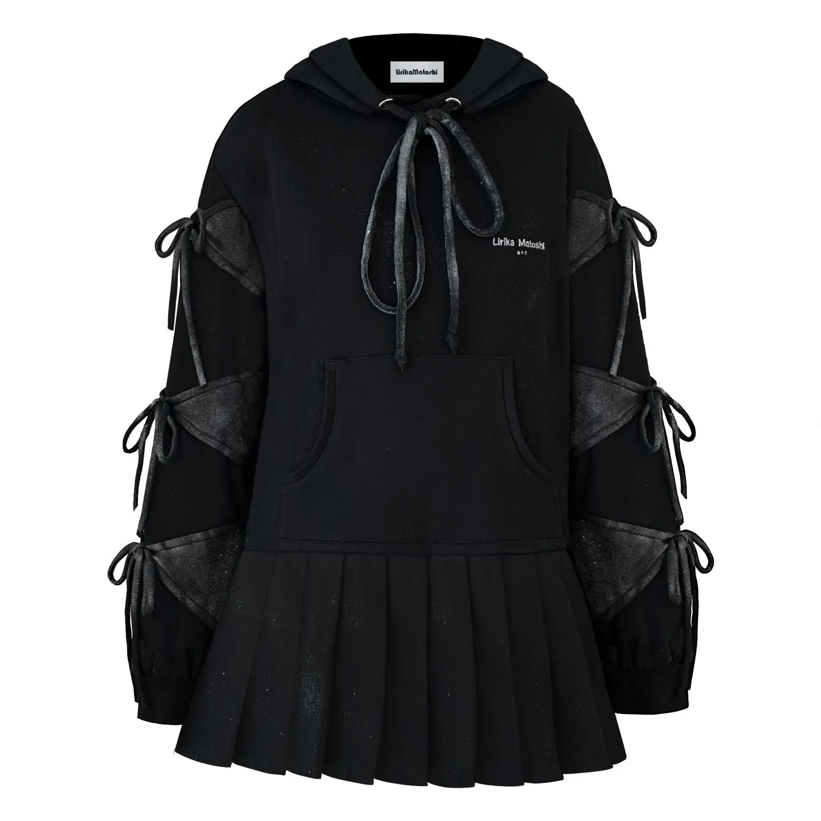 Black Sweatshirt Dress