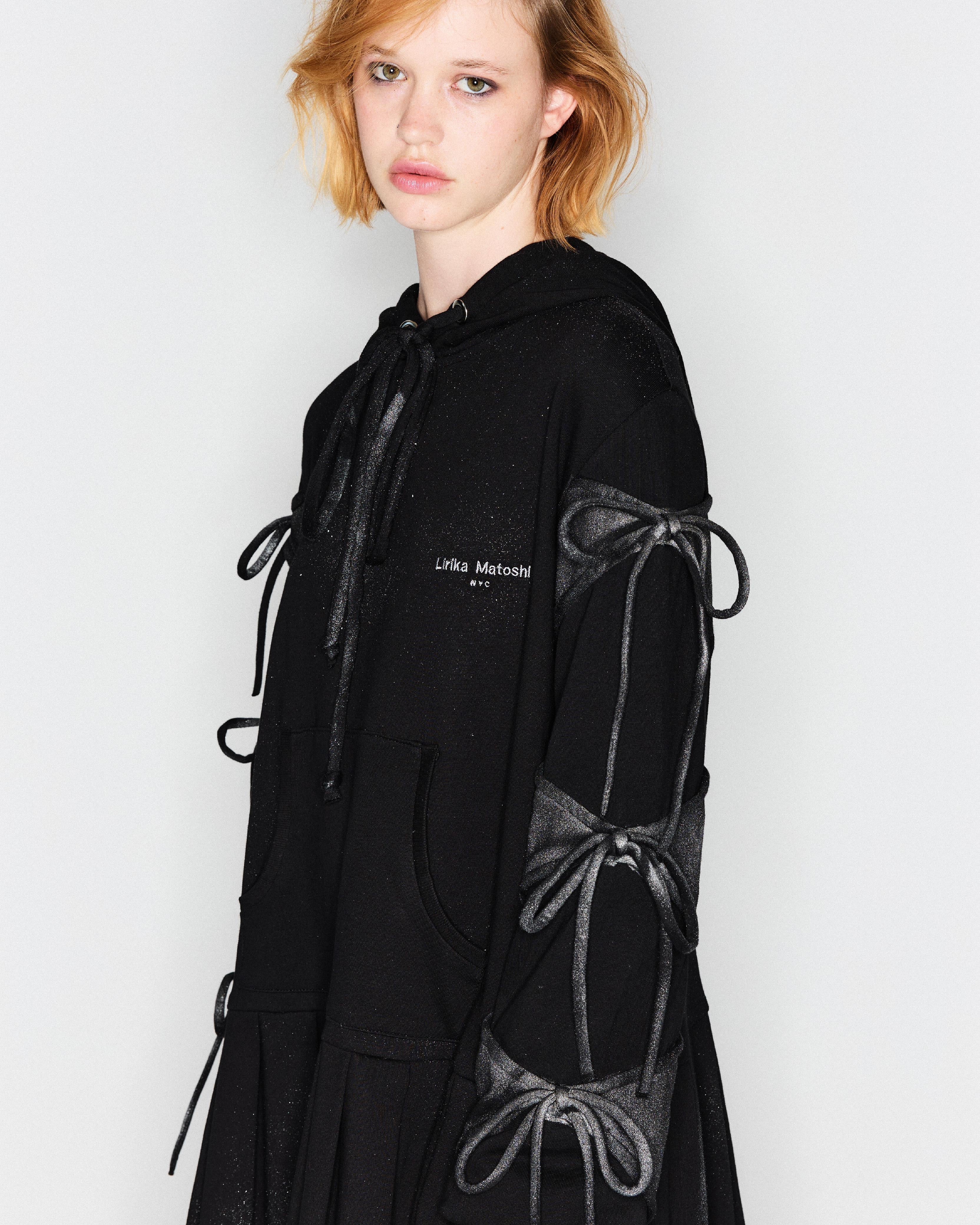 Black Sweatshirt Dress - Image 3