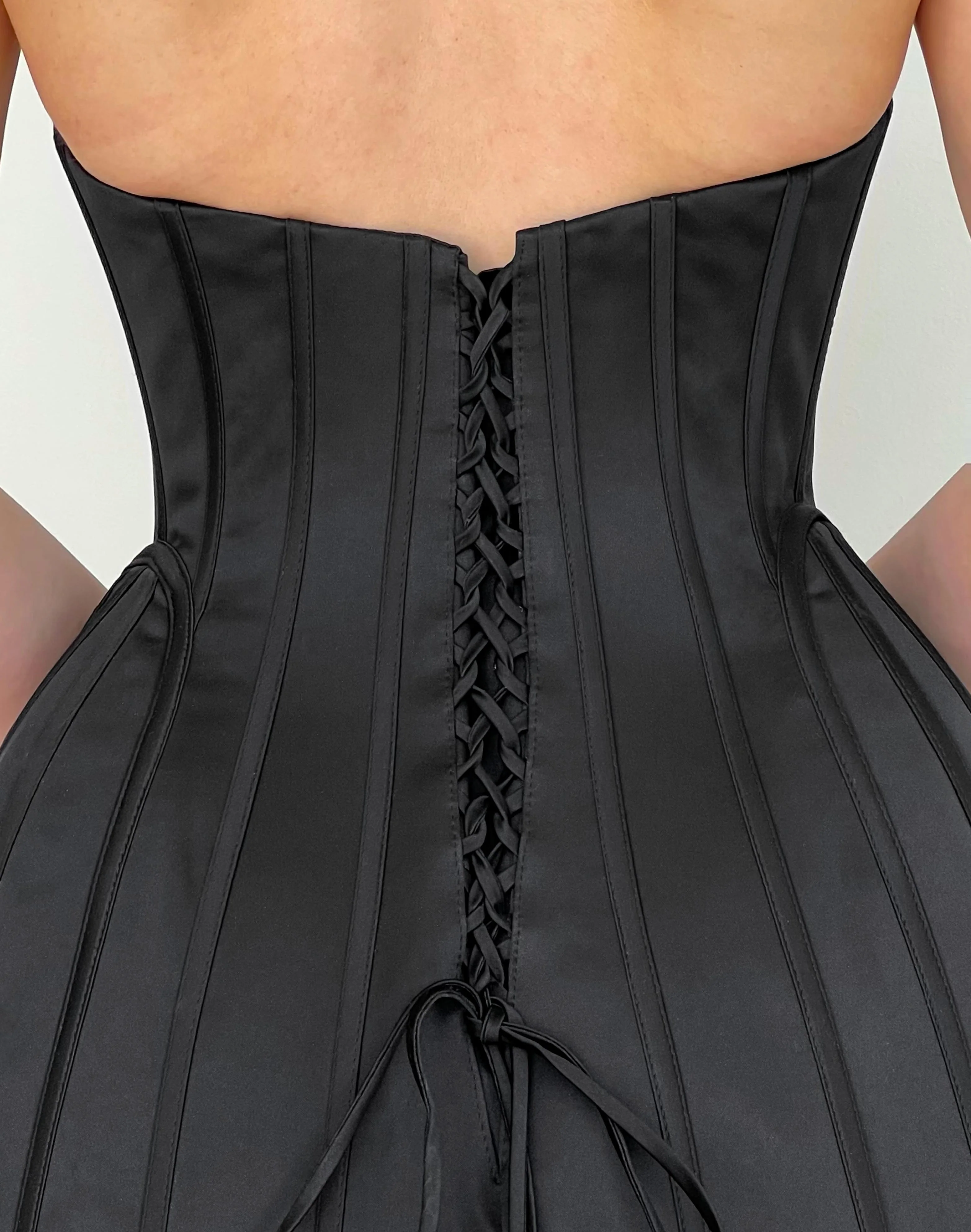 Black Vanity Mini Dress - Image 3
