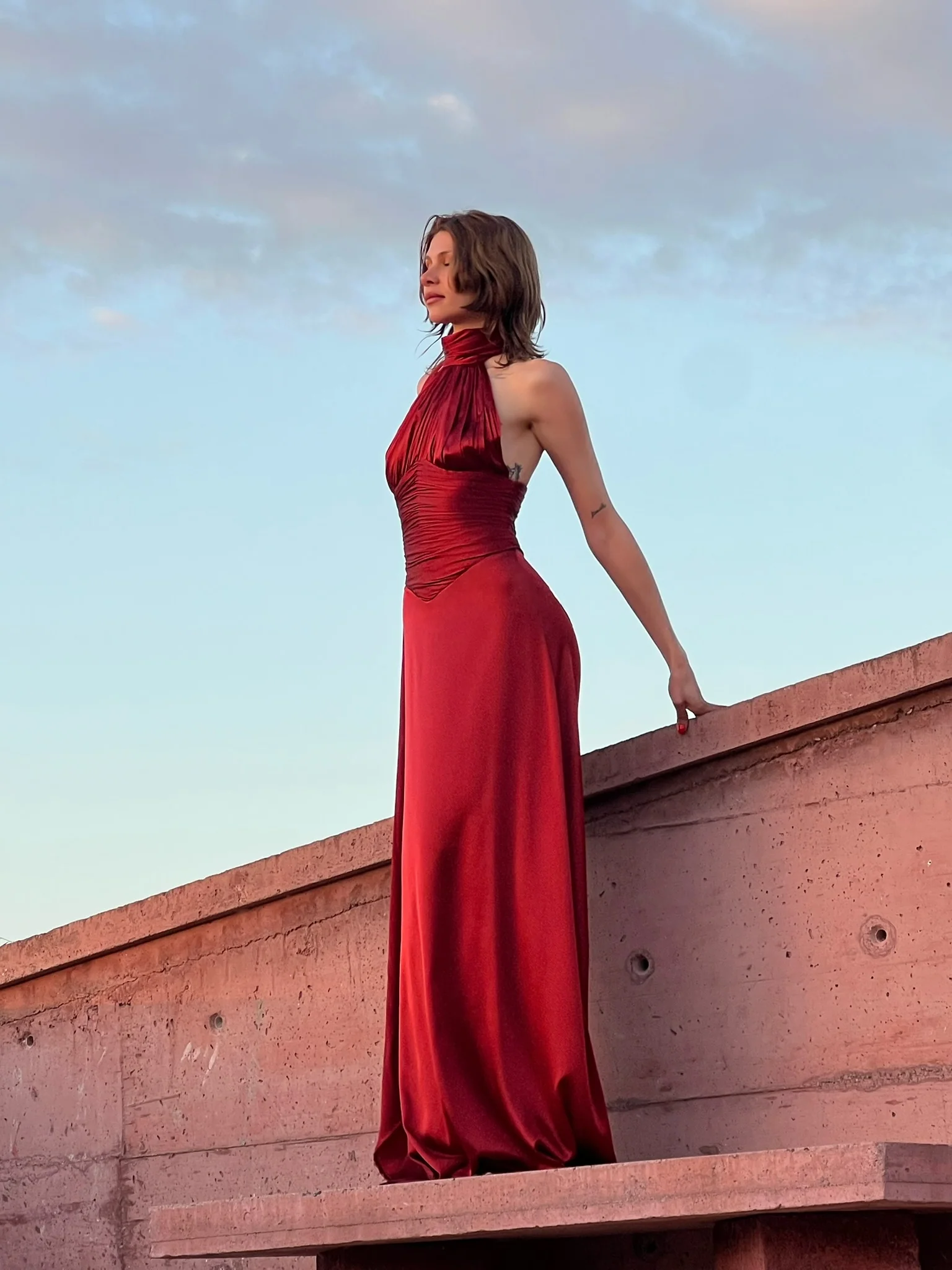 Cairo Red Dress - Image 2