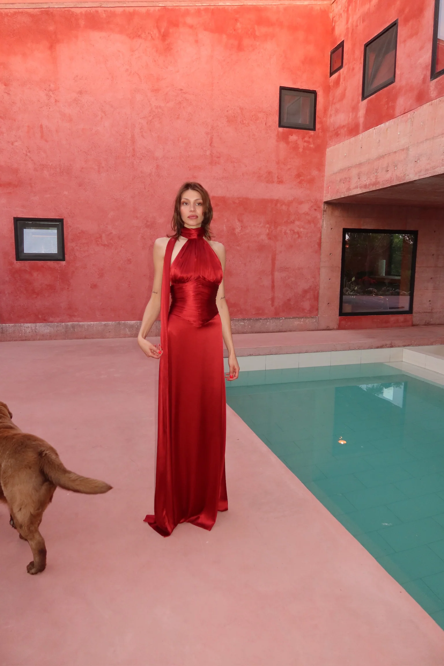 Cairo Red Dress - Image 3