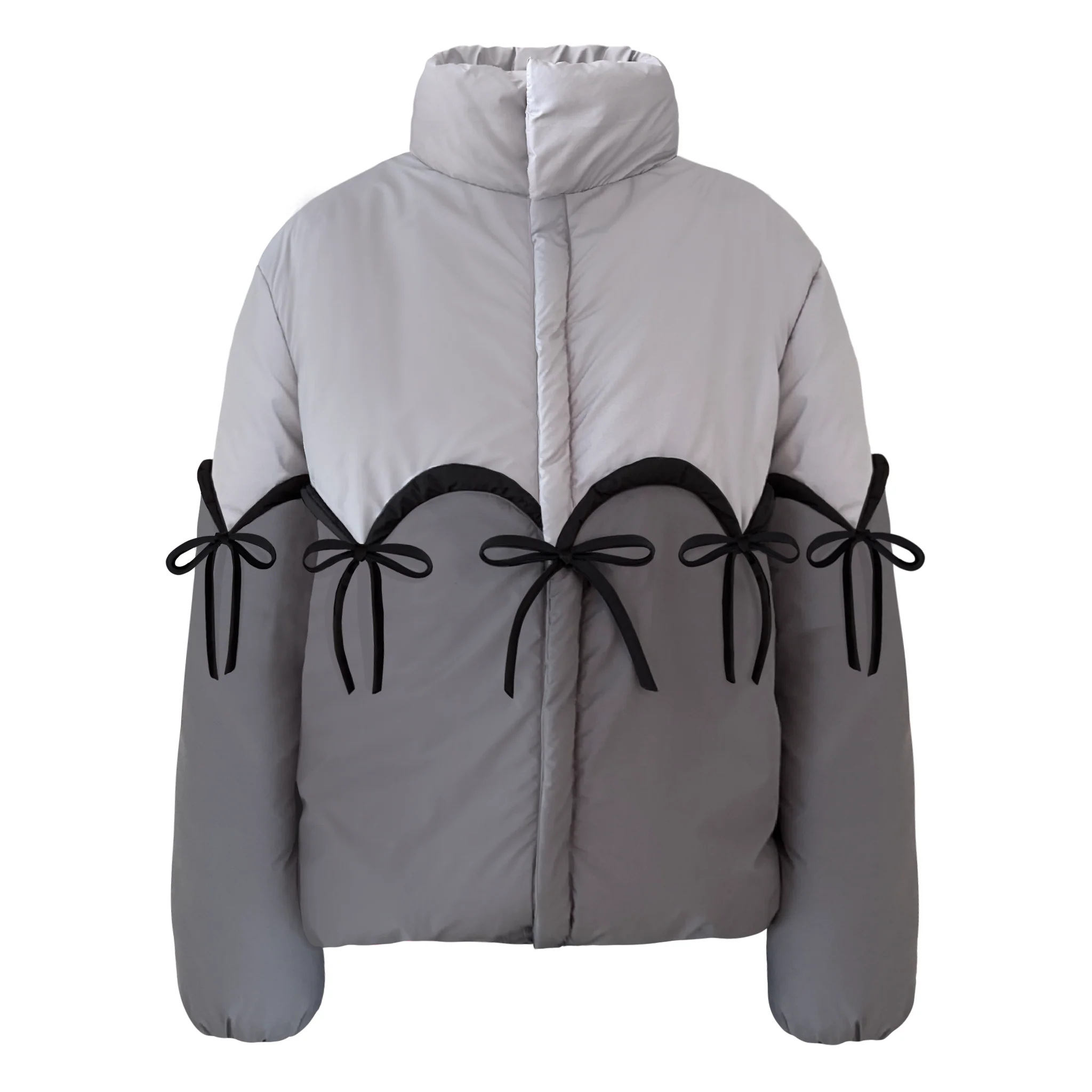 Chibi Grey Puffer Jacket
