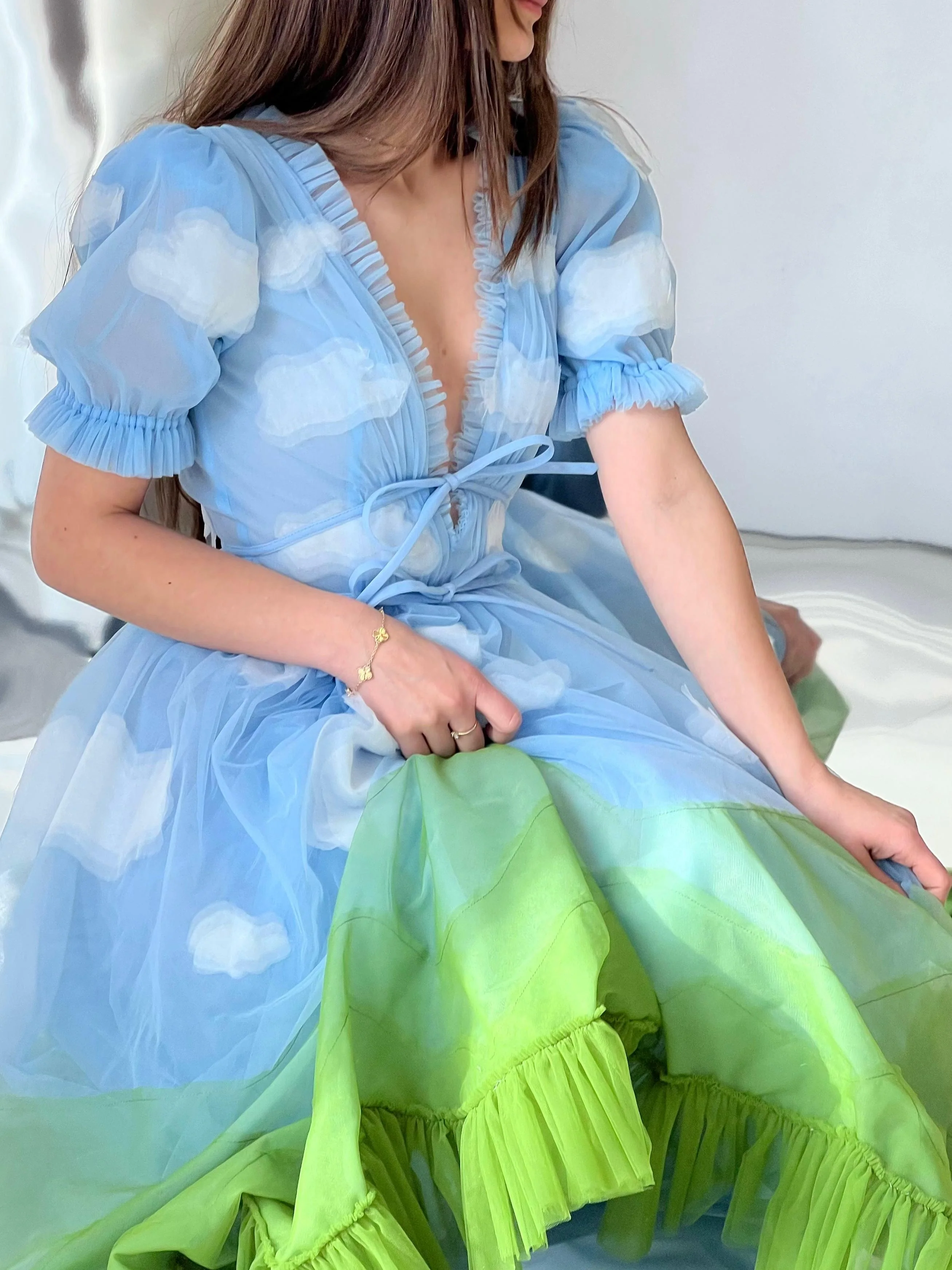 Clouds Midi Dress - Image 4