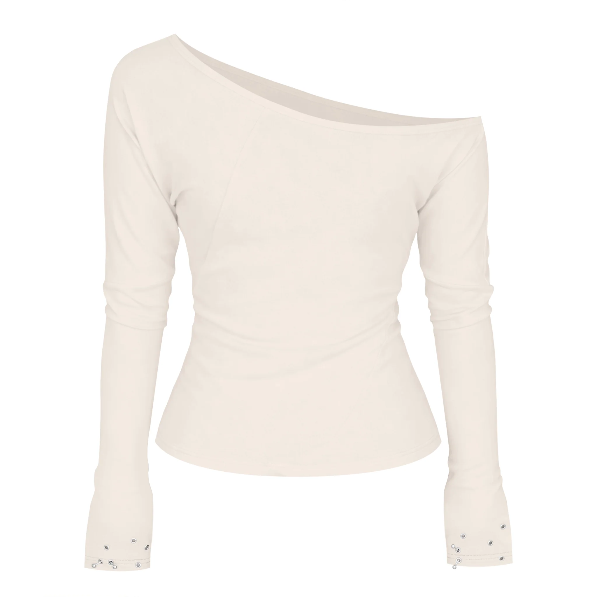 Cream Off-Shoulder Top