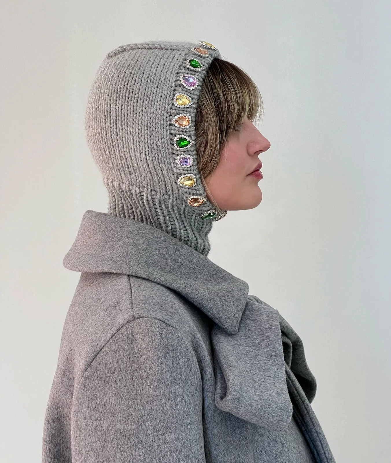 Crystal Hand Knitted Balaclava - Image 11