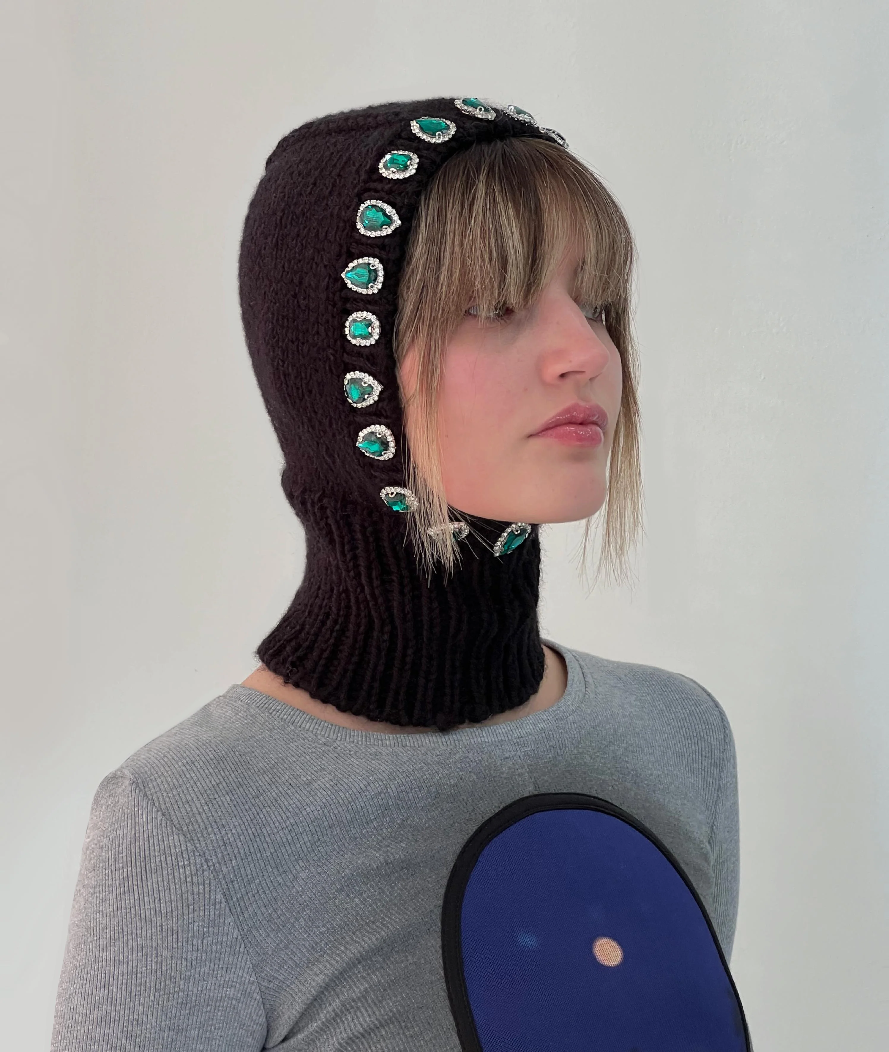 Crystal Hand Knitted Balaclava - Image 12