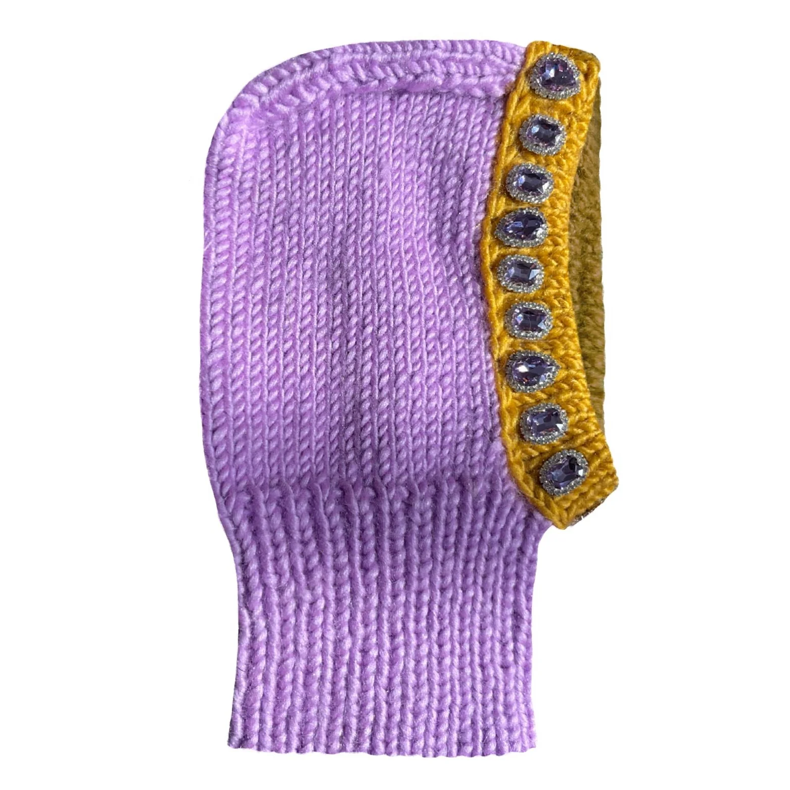 Crystal Hand Knitted Balaclava - Image 7