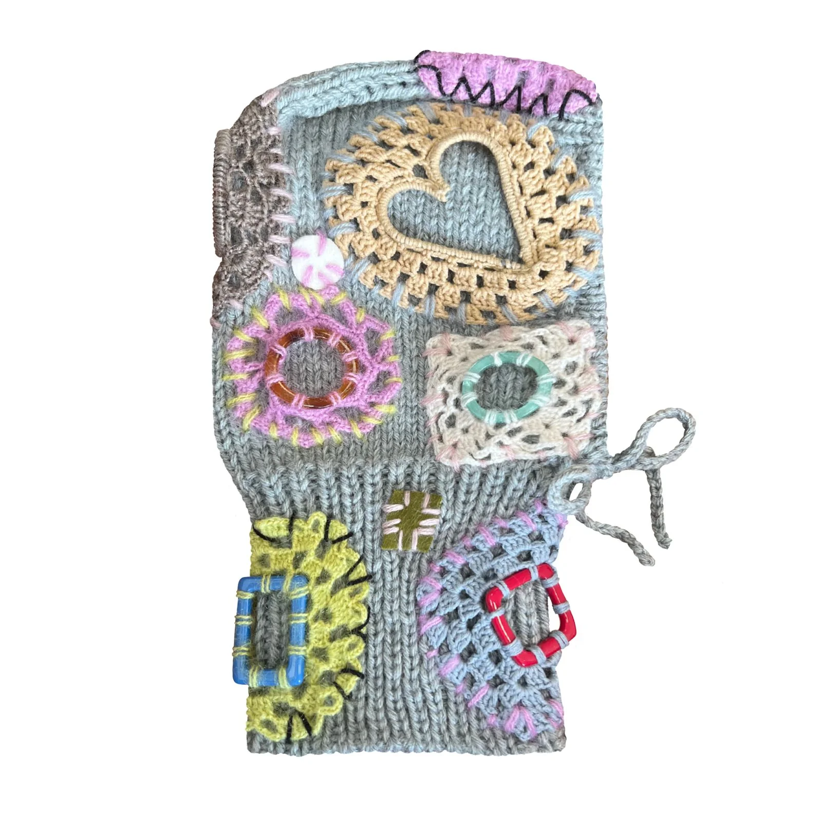 Embroidered Hand Knitted Balaclava - Image 3