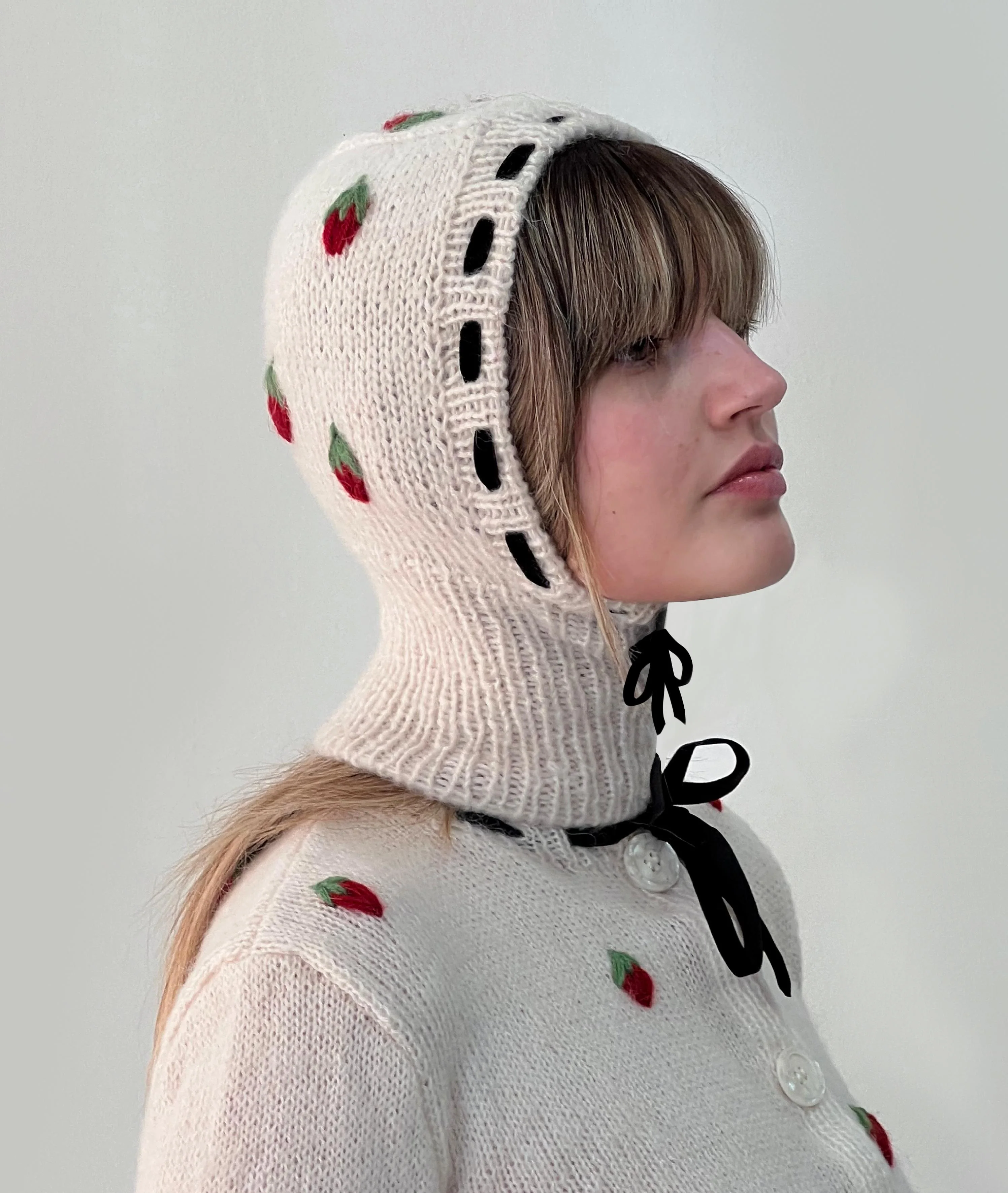 Embroidered Hand Knitted Balaclava - Image 5