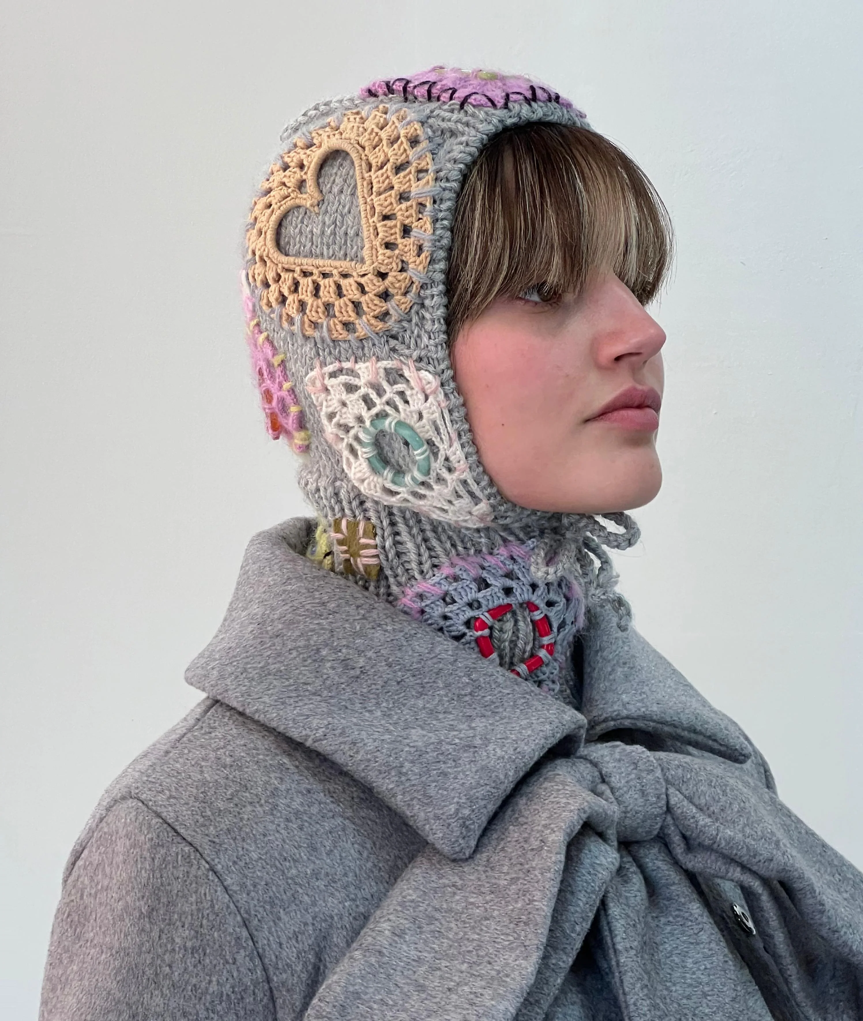 Embroidered Hand Knitted Balaclava - Image 7
