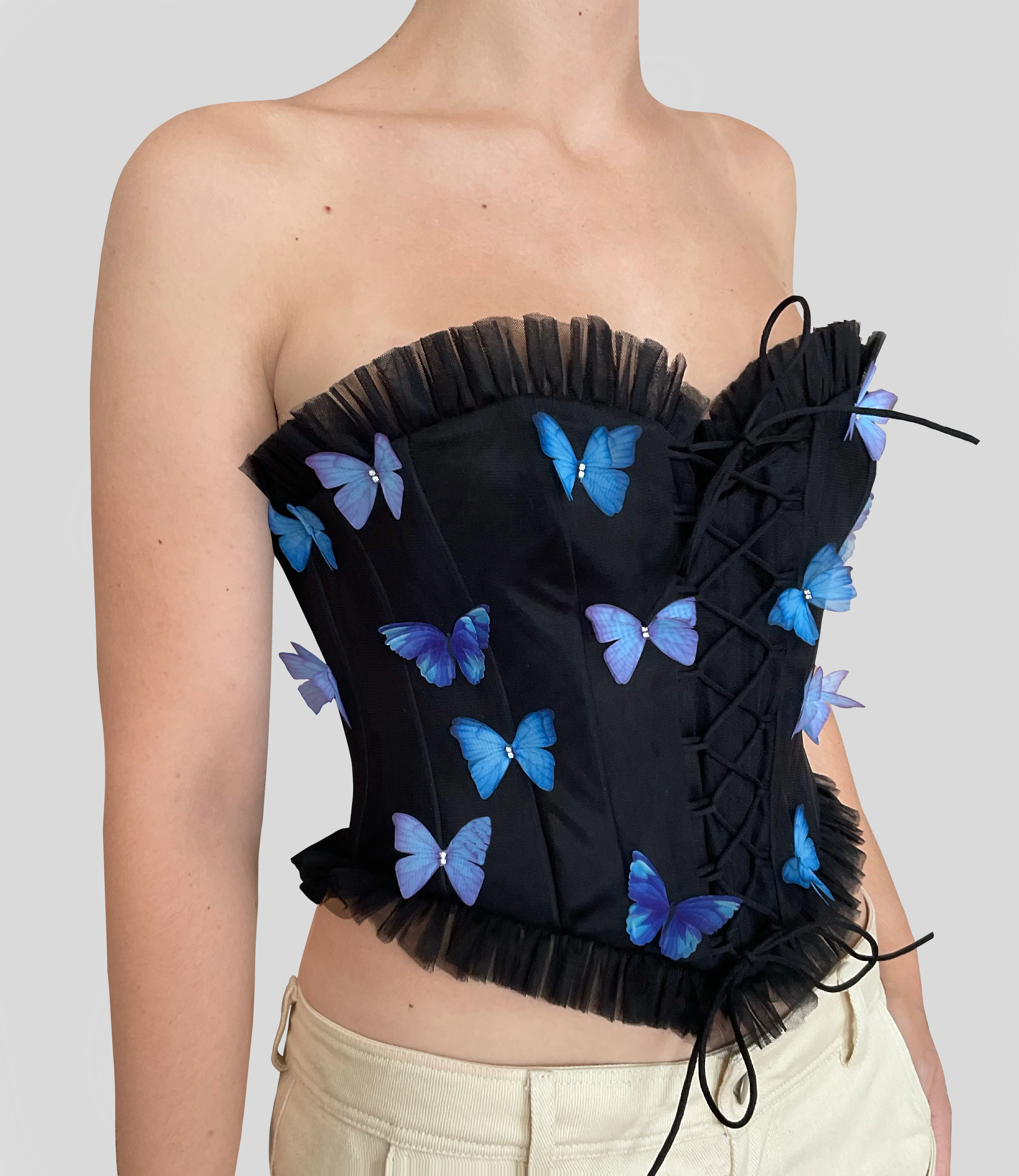 Green Butterfly Corset - Image 5