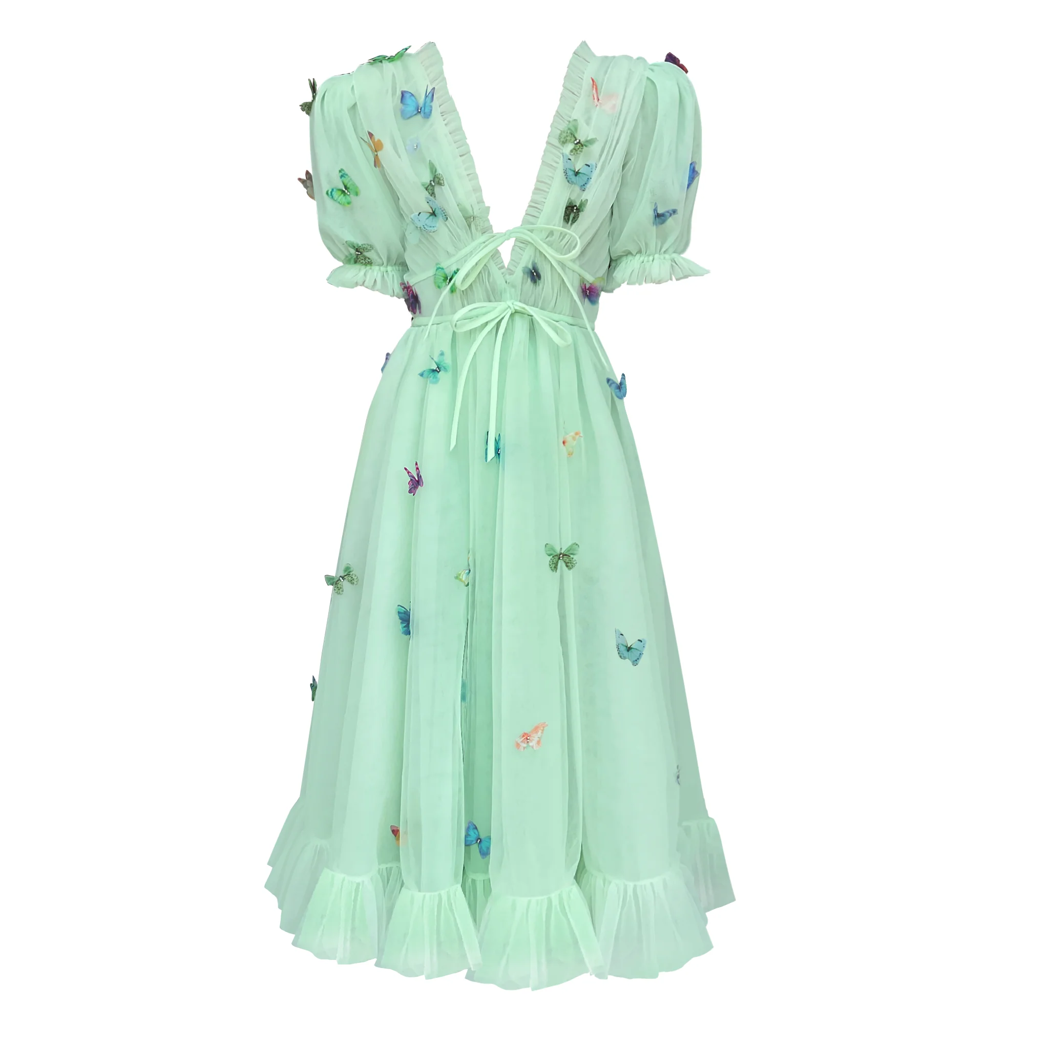 Green Butterfly Dress