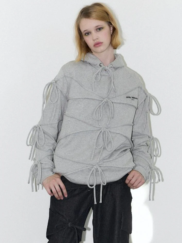 Grey Bows Sweatshirt - Image 2