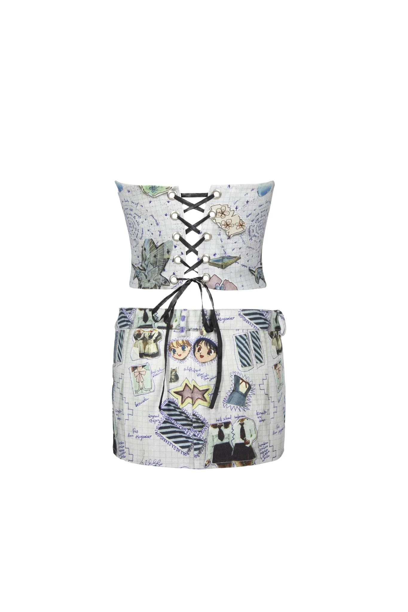 Journal Corset and Skirt - Image 2