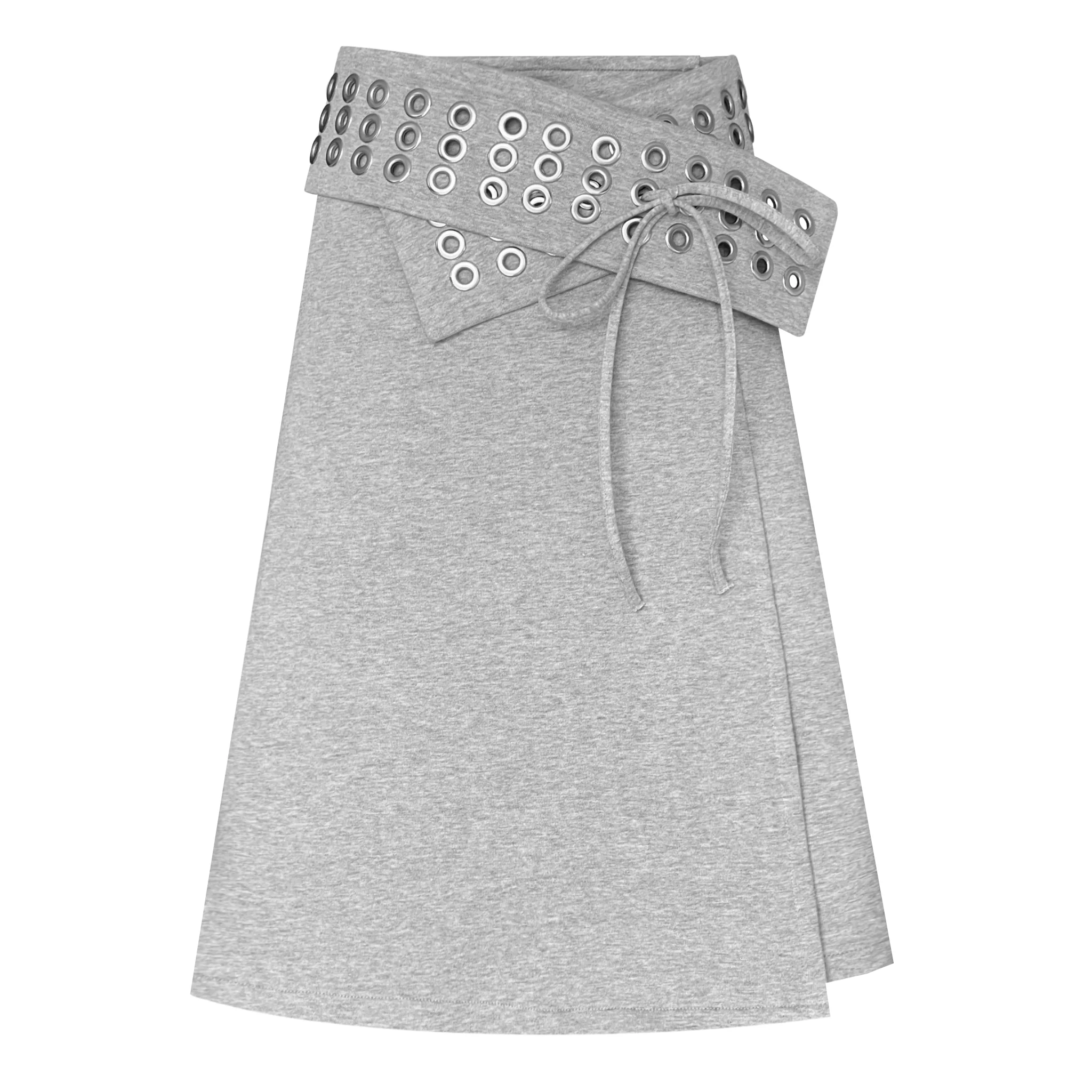 Metallic Midi Skirt