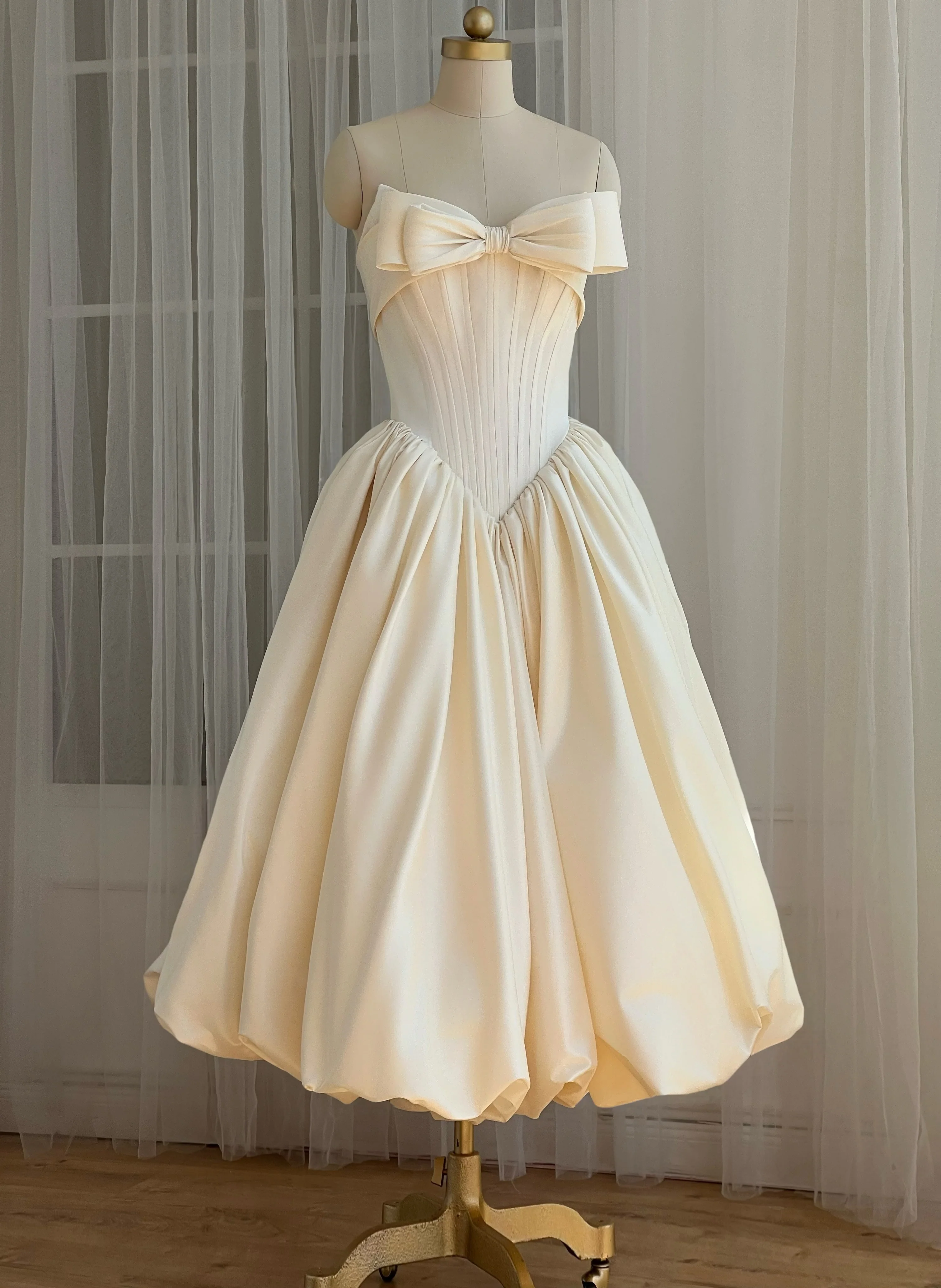 Moon Bow Midi Dress - Image 2