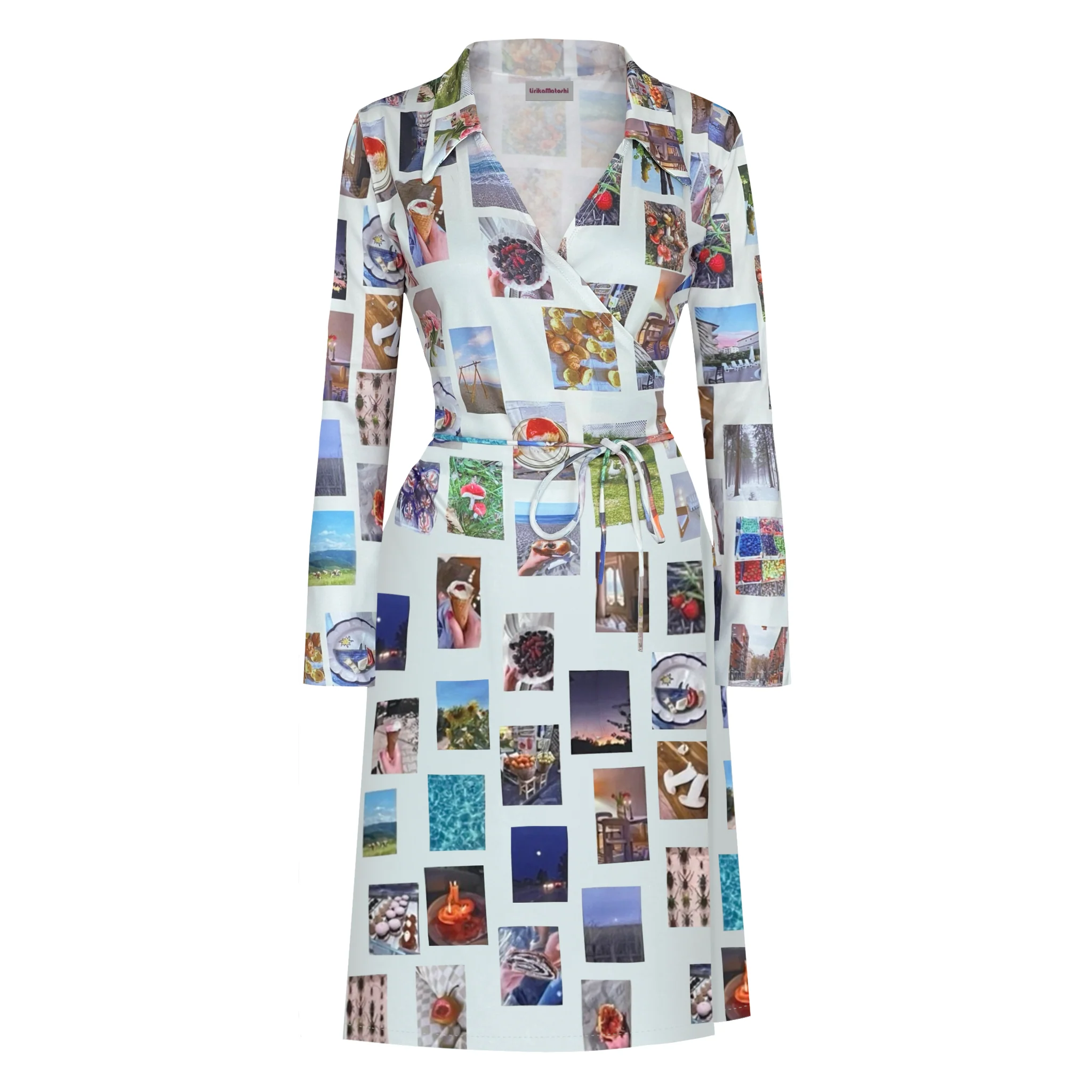 Pics Wrap Dress