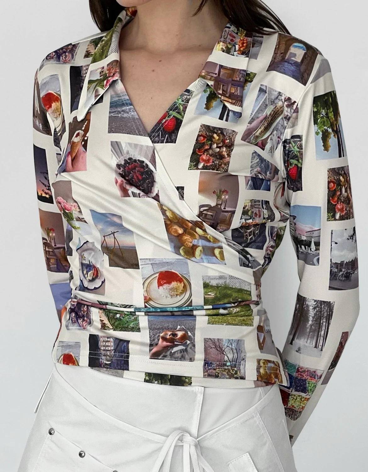 Pics Wrap Top - Image 2