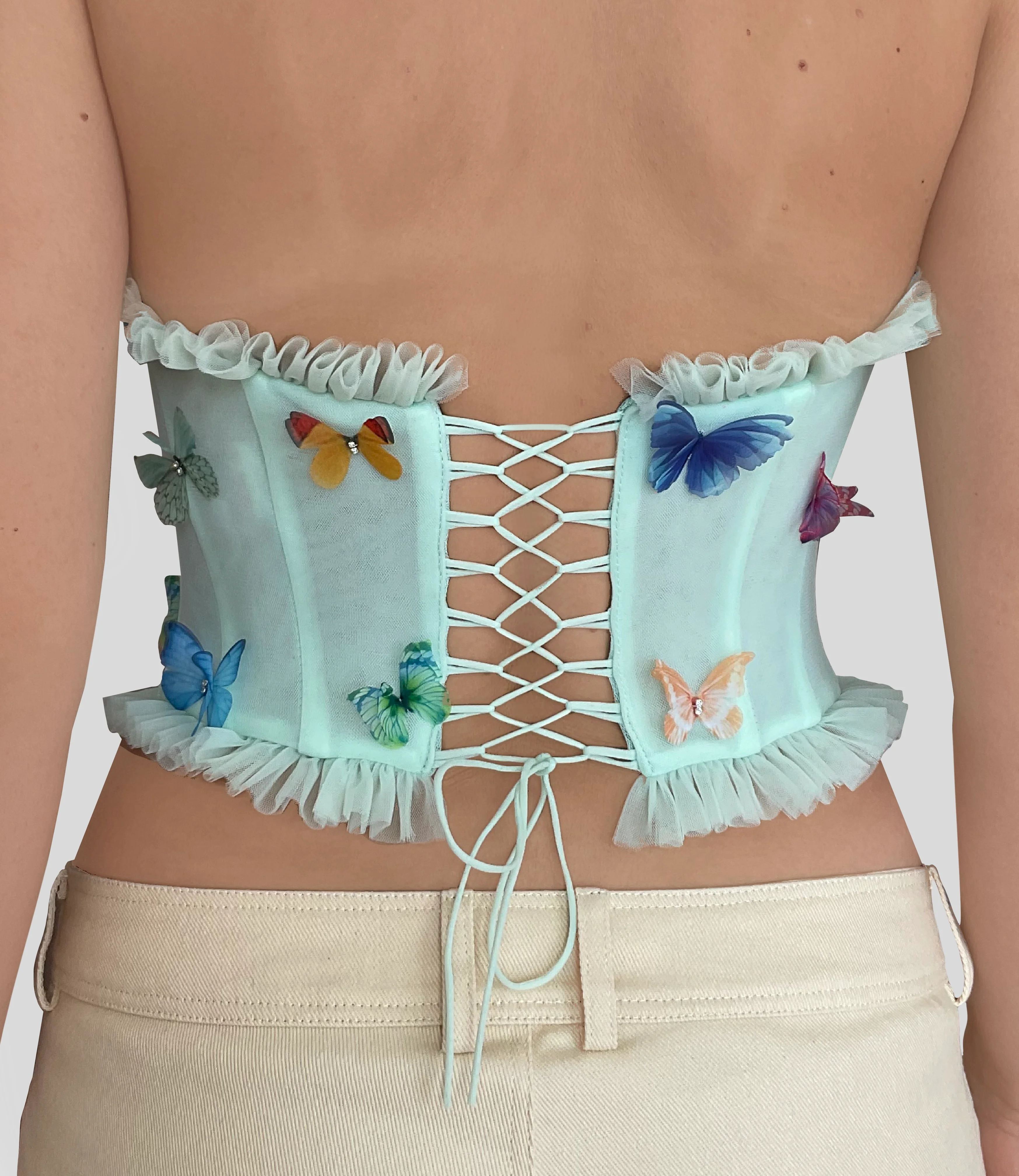 Pink Butterfly Corset - Image 7