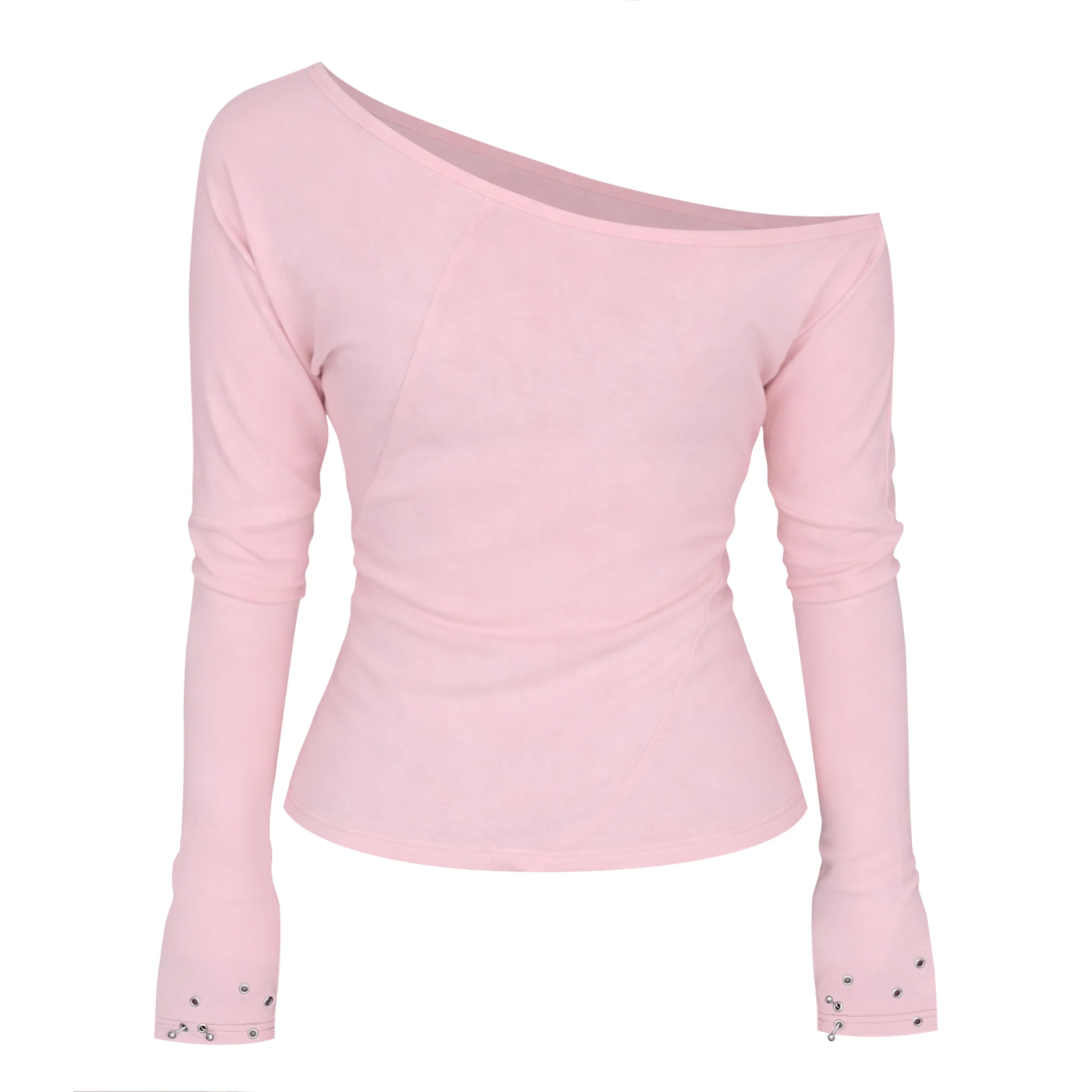 Pink Off-Shoulder Top