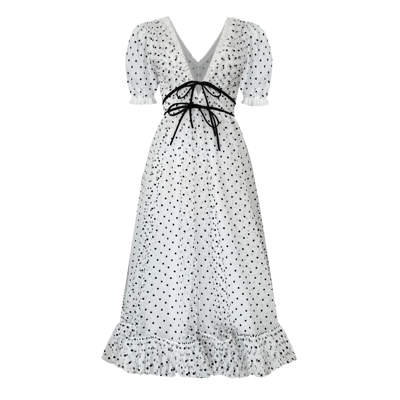 Polka Dots Midi Dress