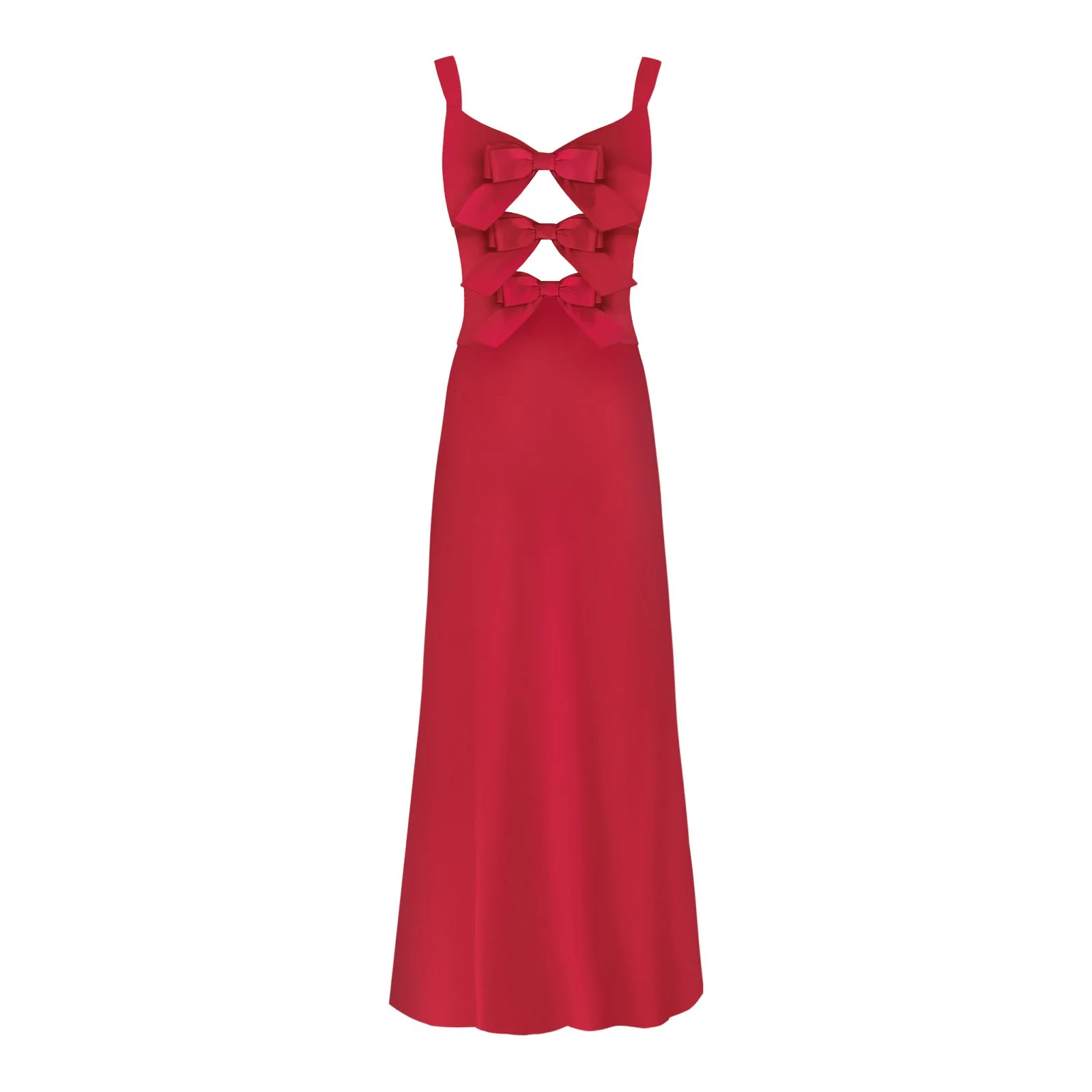 Red Chibi Maxi Dress