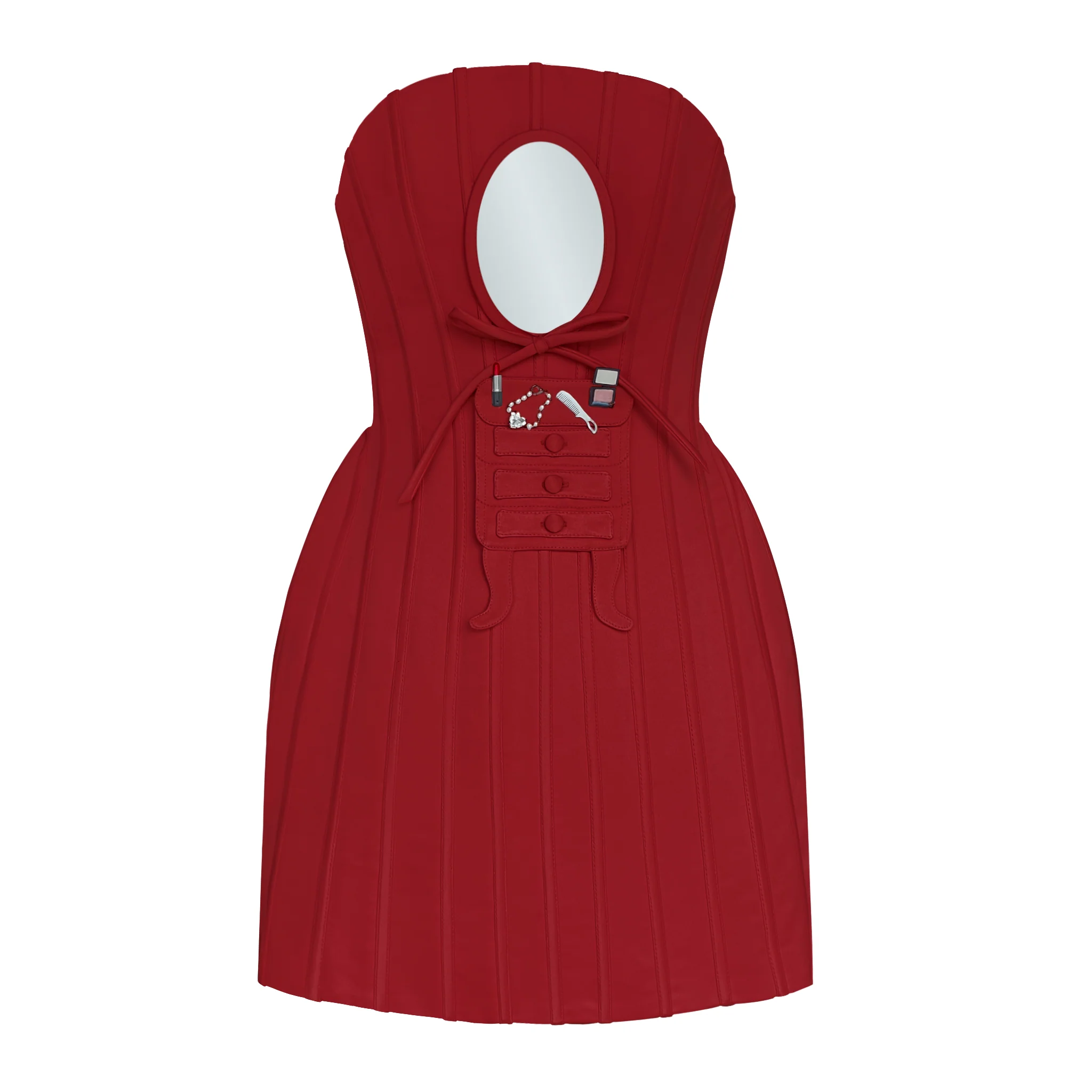 Red Vanity Mini Dress