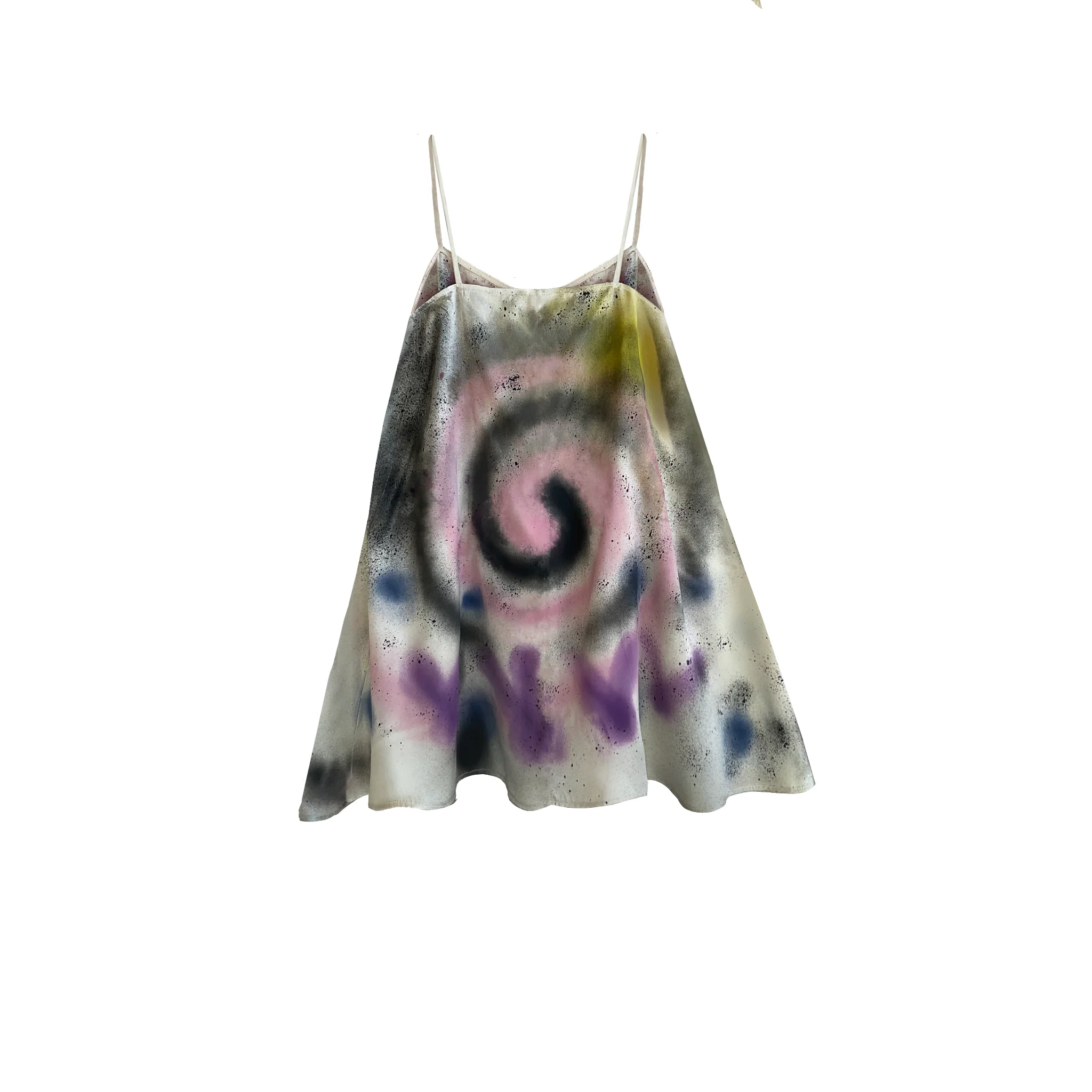 Spray Painted Silk Dress - Image 2