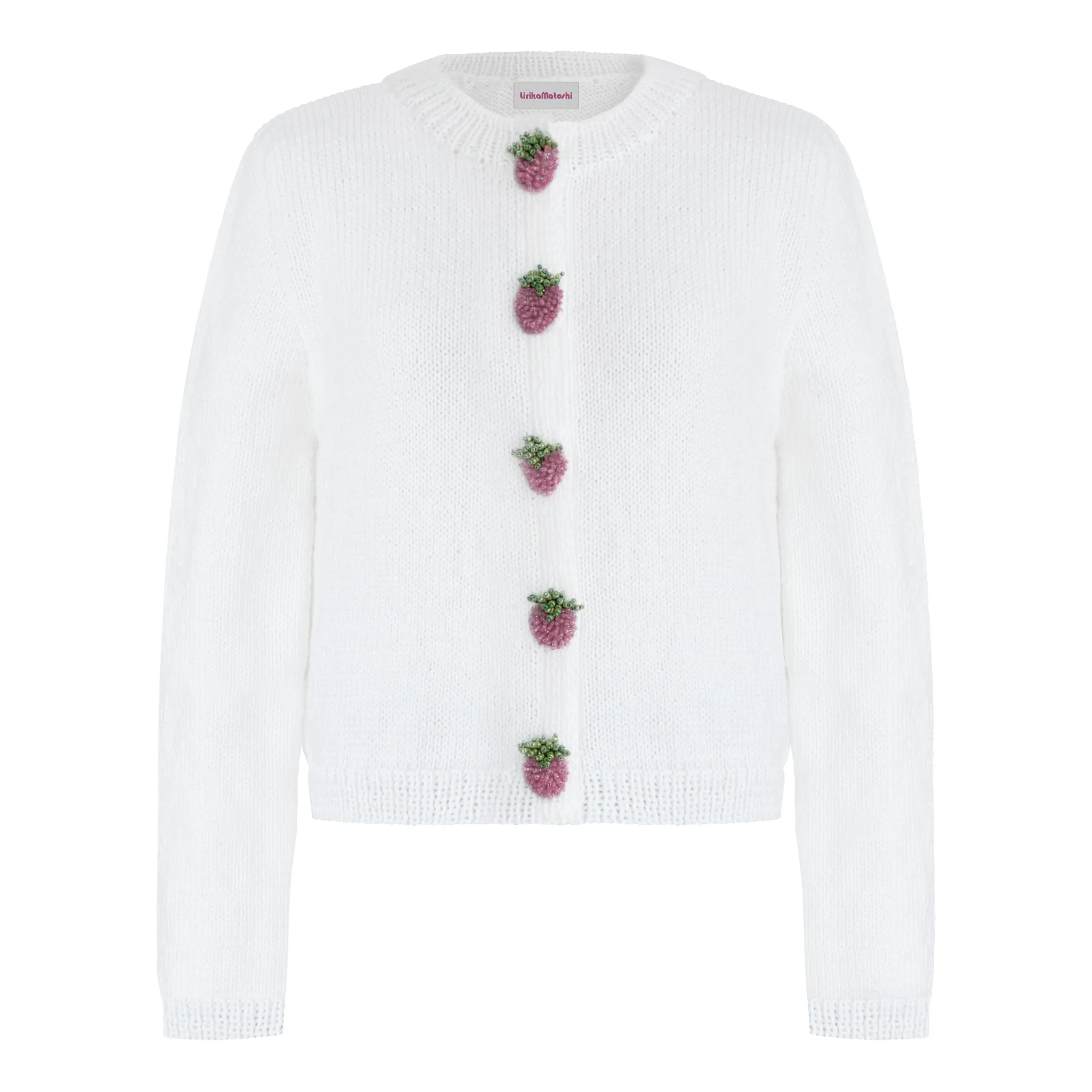 Strawberry Pink Knit Sweater