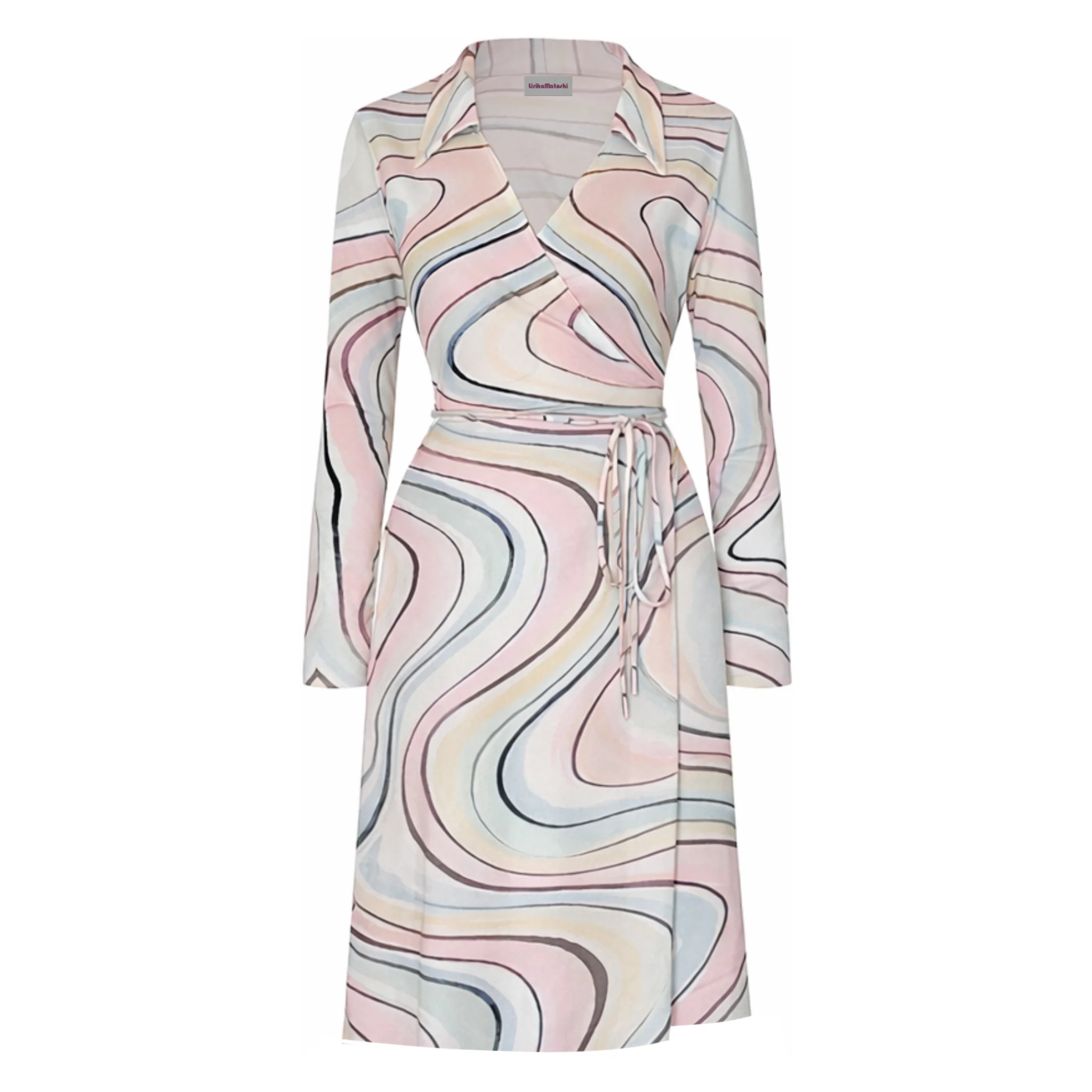 Swirl Wrap Dress