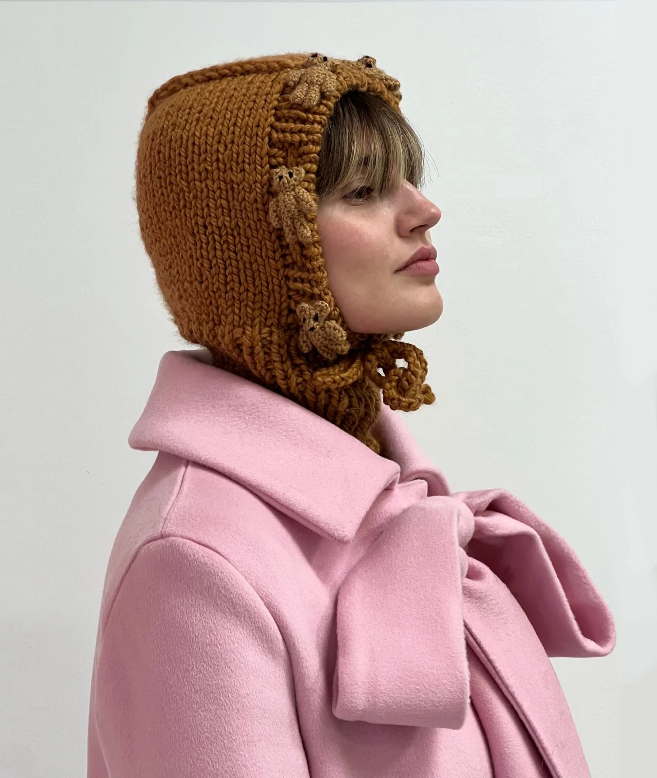 Teddy Hand Knitted Balaclava - Image 2