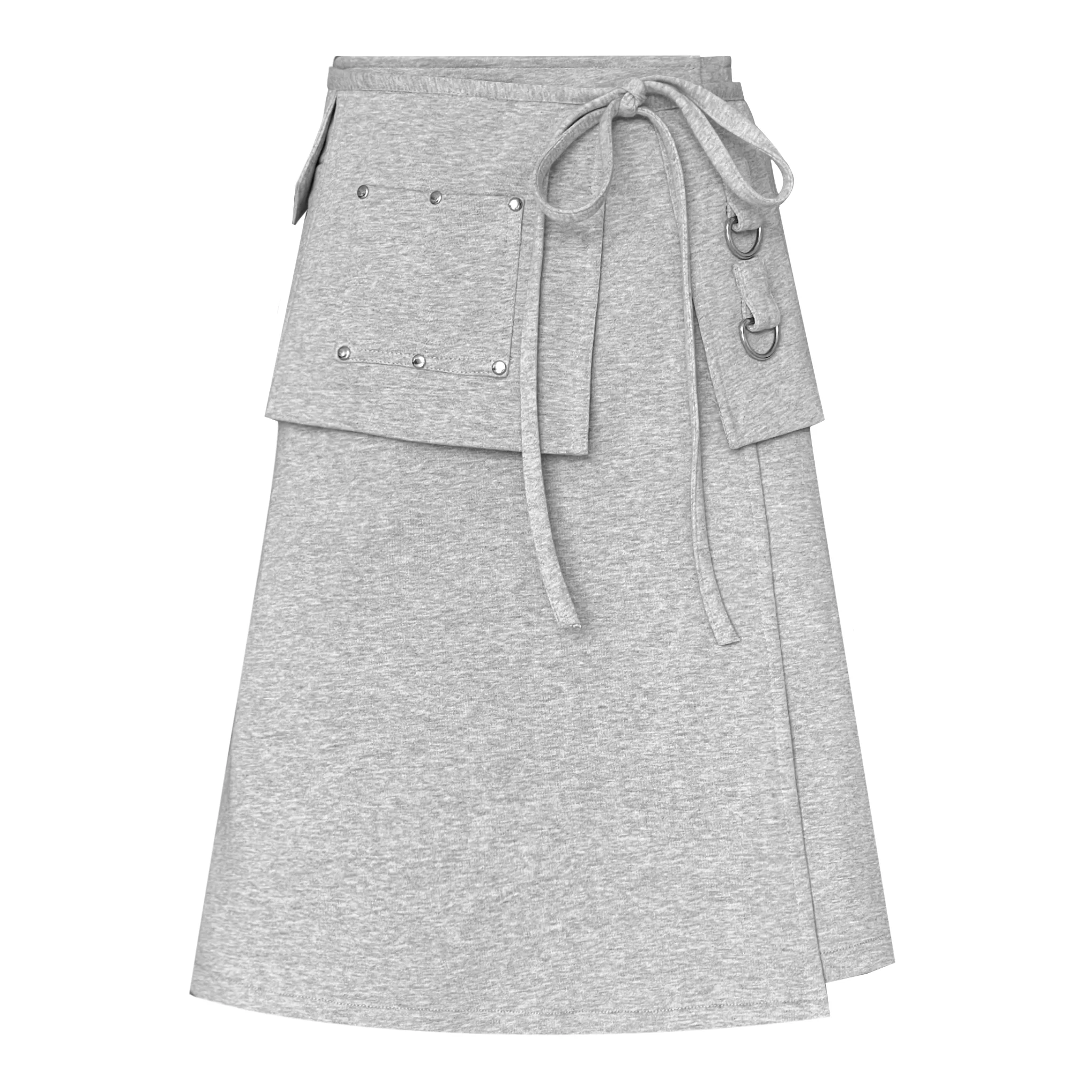 Utility Belt Midi Skirt