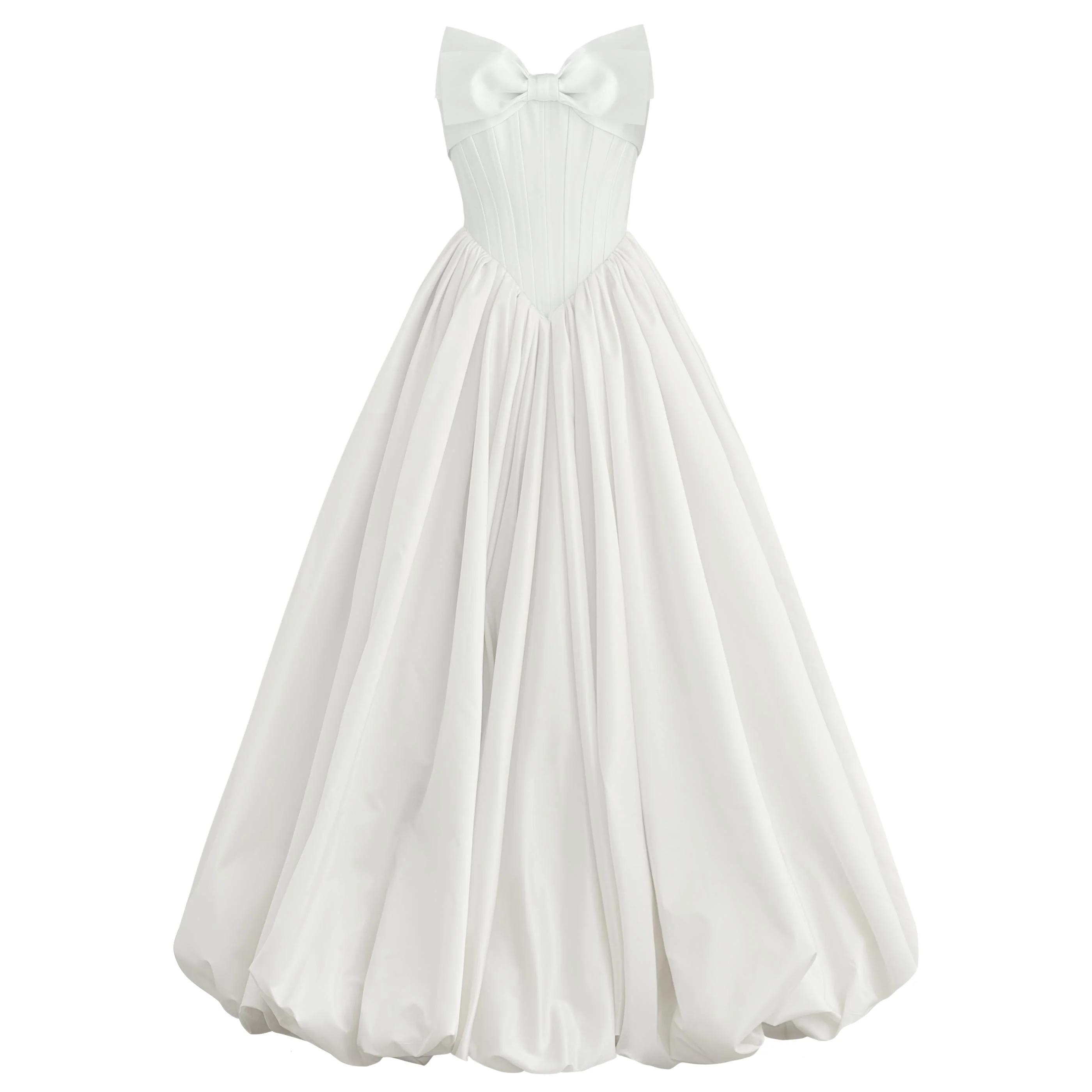 Moon Bow Dress White Maxi