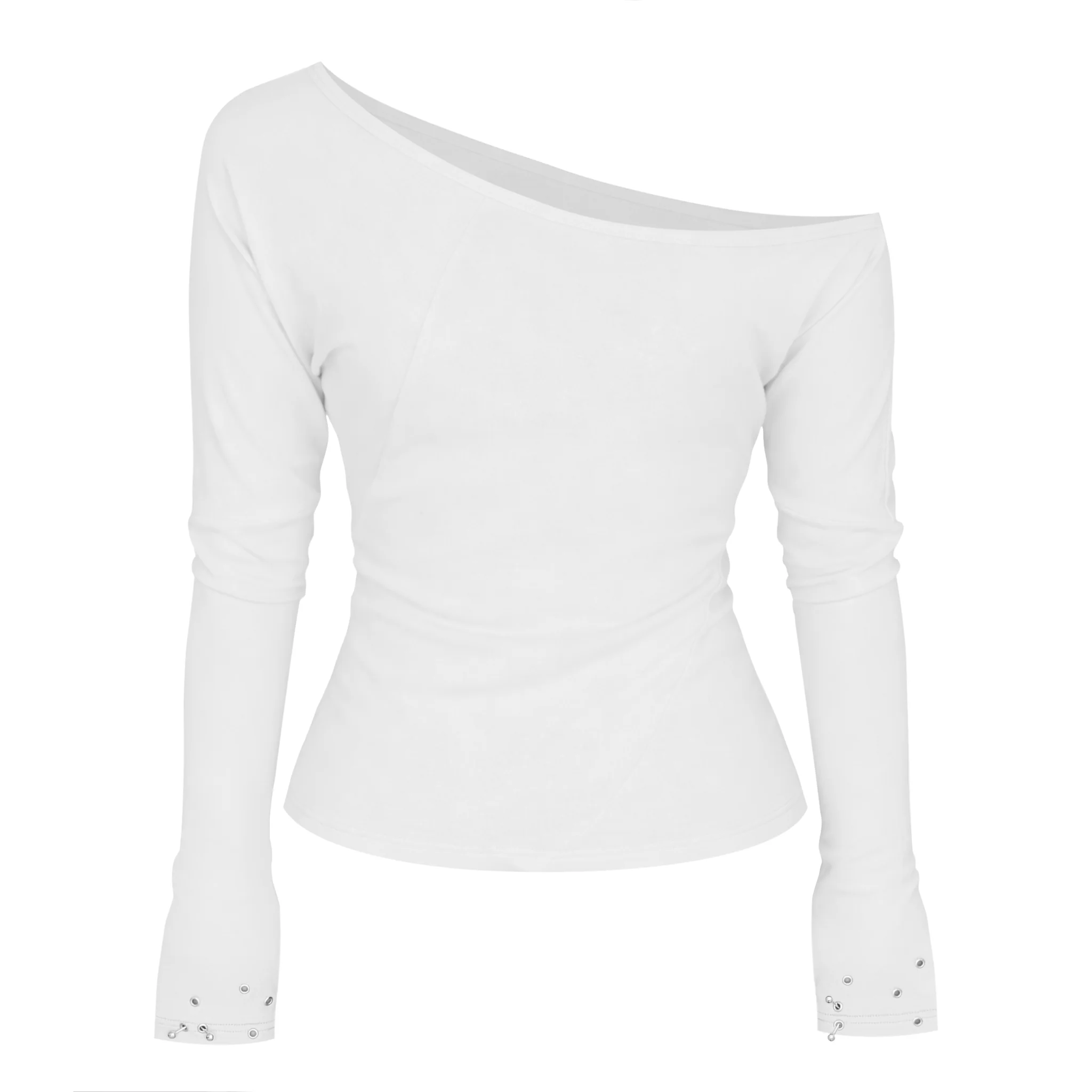 White Off-Shoulder Top